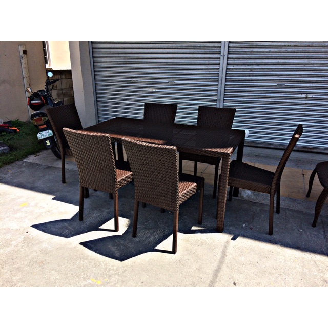 6 Seater Outdoor Dining Set Ee, Best Outdoor Patio Dining Chairs Philippines