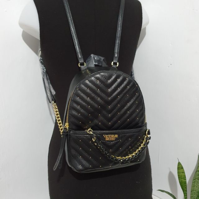 victoria secret mini backpack black