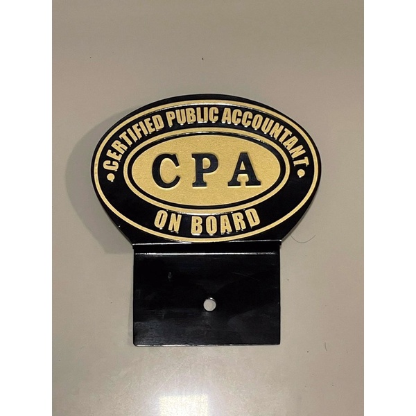 Certified Public Accountant CPA Car Profession Emblem Accessories