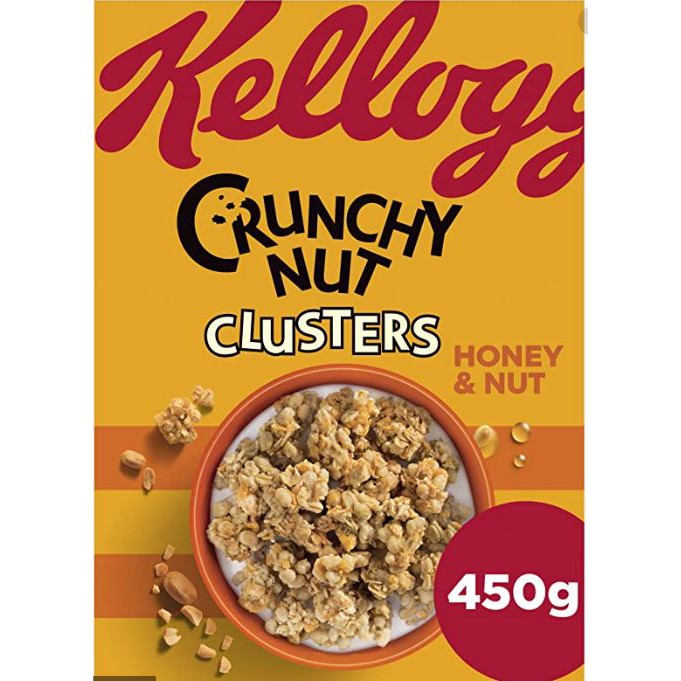 Kellogg S Crunchy Nut Original Cereal 450grams Honey Oats Shopee Philippines