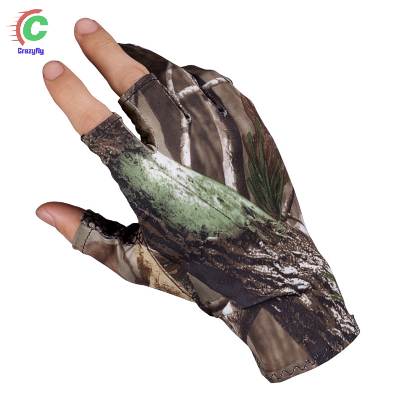 half finger fishing gloves