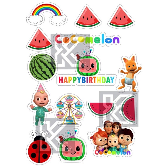 COCOMELON CAKE TOPPER | Shopee Philippines