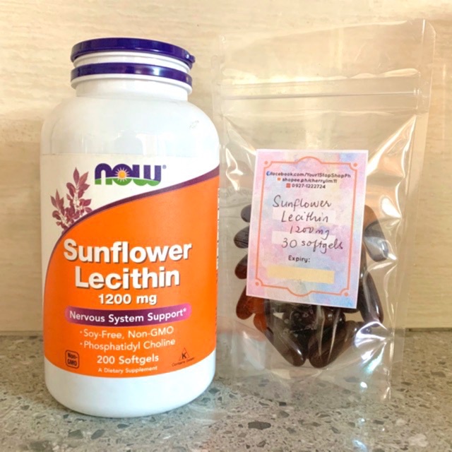 30 Trial pack sunflower lecithin softgels for clogged ducts