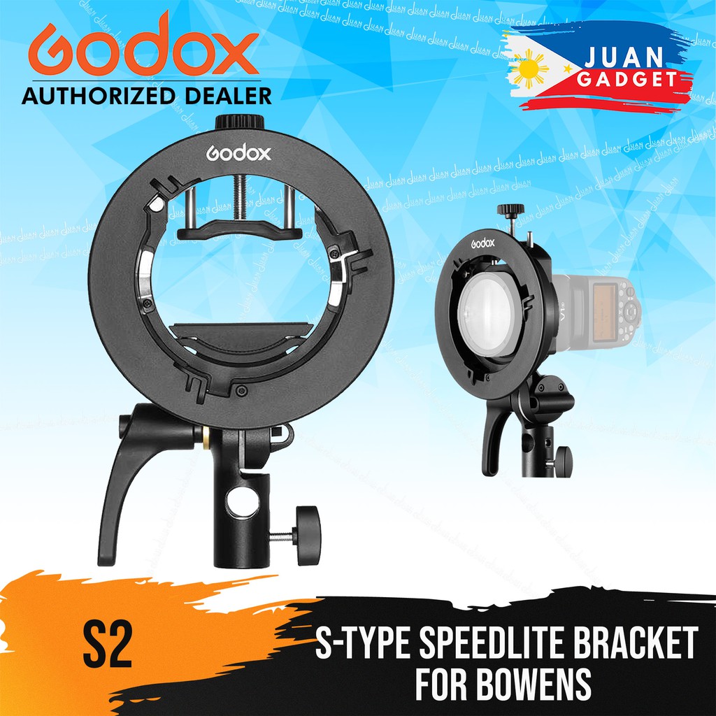 Godox S2 S-Type Flash Bracket Bowens S Mount Holder Universal Type for ...