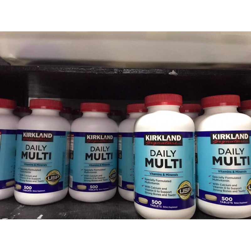 Kirkland Daily Multi Multivitamins 500 tablets expiration date 05/2022