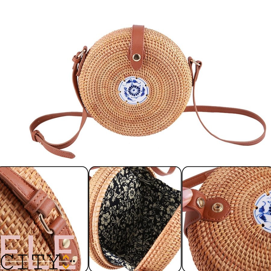 round shape sling bag