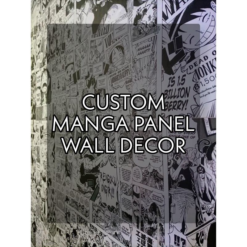 Custom manga panel wall decor. Shopee Philippines