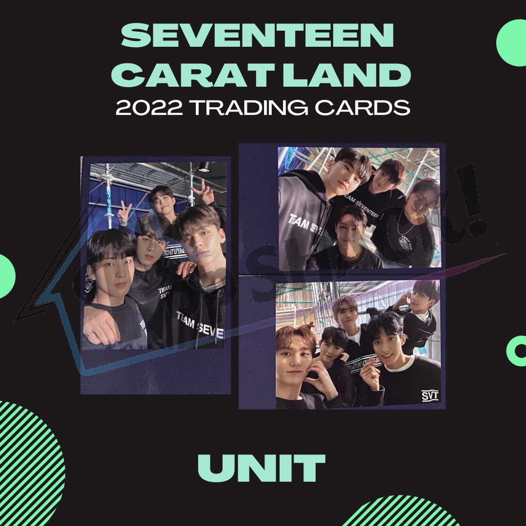 SEVENTEEN SVT CARATLAND 2022 Trading Cards HIPHOP / PERFORMANCE