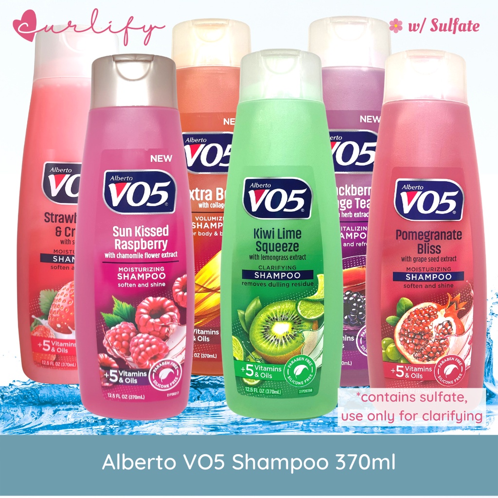 Alberto VO5 Shampoo 370 ml Shopee Philippines