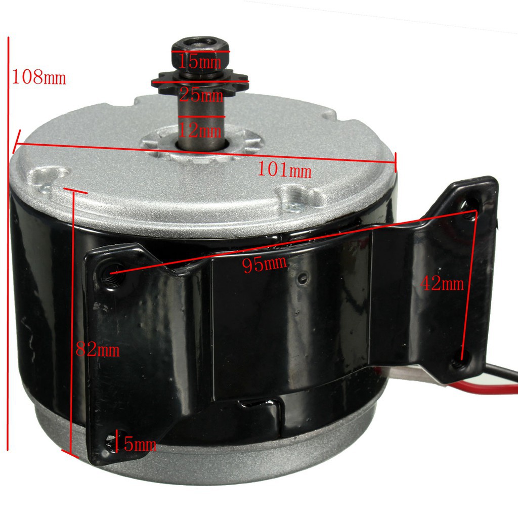 24 volt 250 watt dc motor