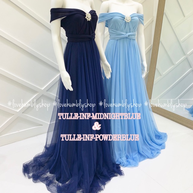 tulle infinity dress