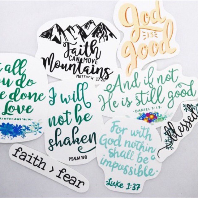 Bible Verses Stickers Shopee Philippines