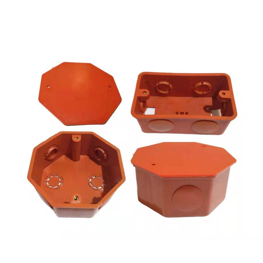 Pvc orange Junction box, Utility box, Junction box cover for electrical