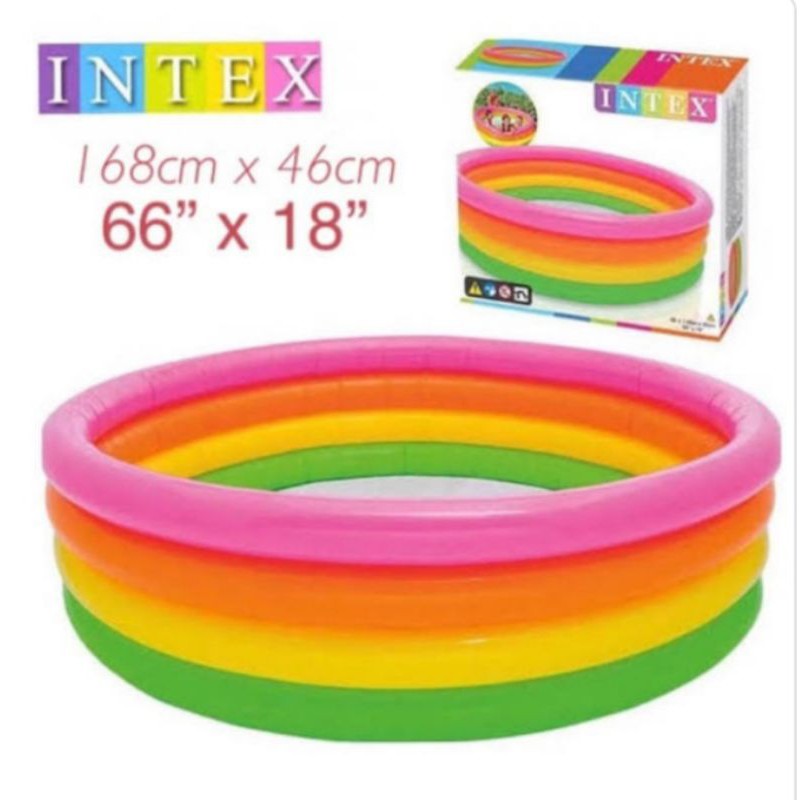 Intex Inflatable Pool 4Ring (ORIGINAL) Shopee Philippines