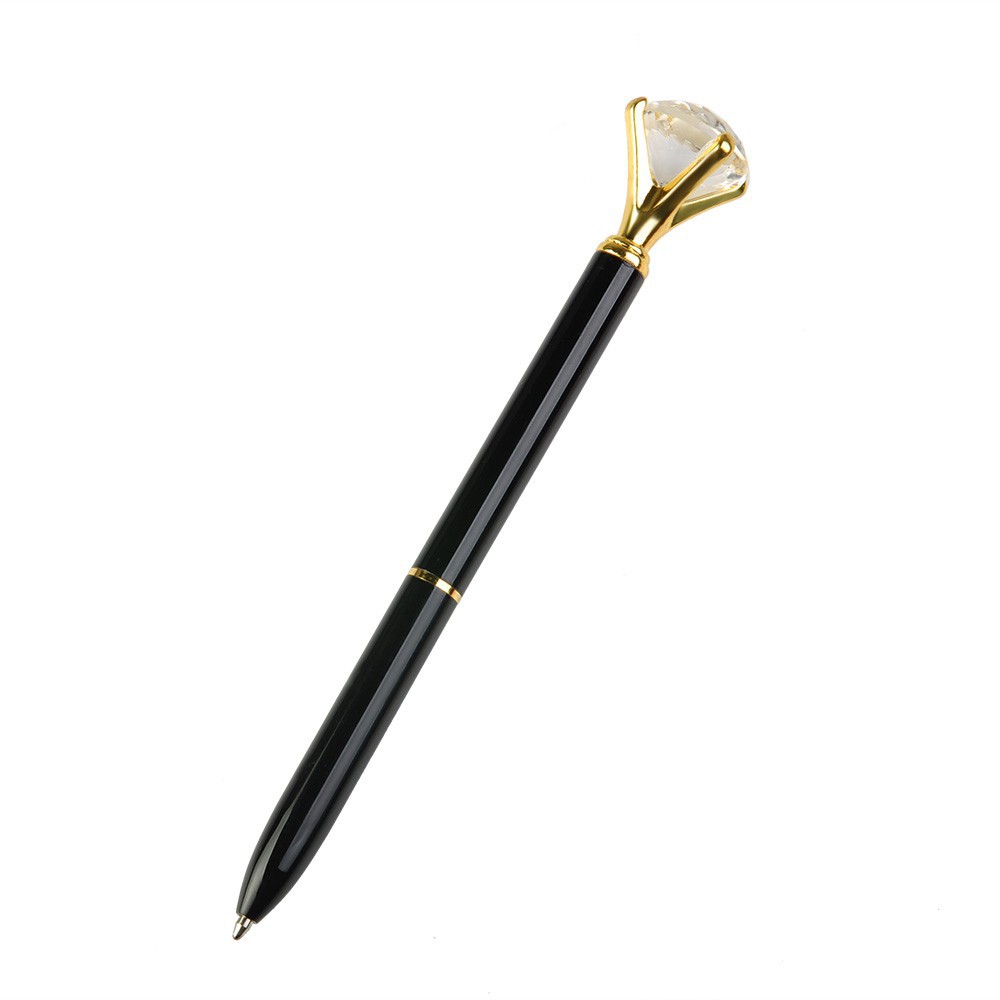 1*Top Sale Luxury Diamond Metal Pens Crystal Ballpoint Pen Novelty Escolar Bolis 