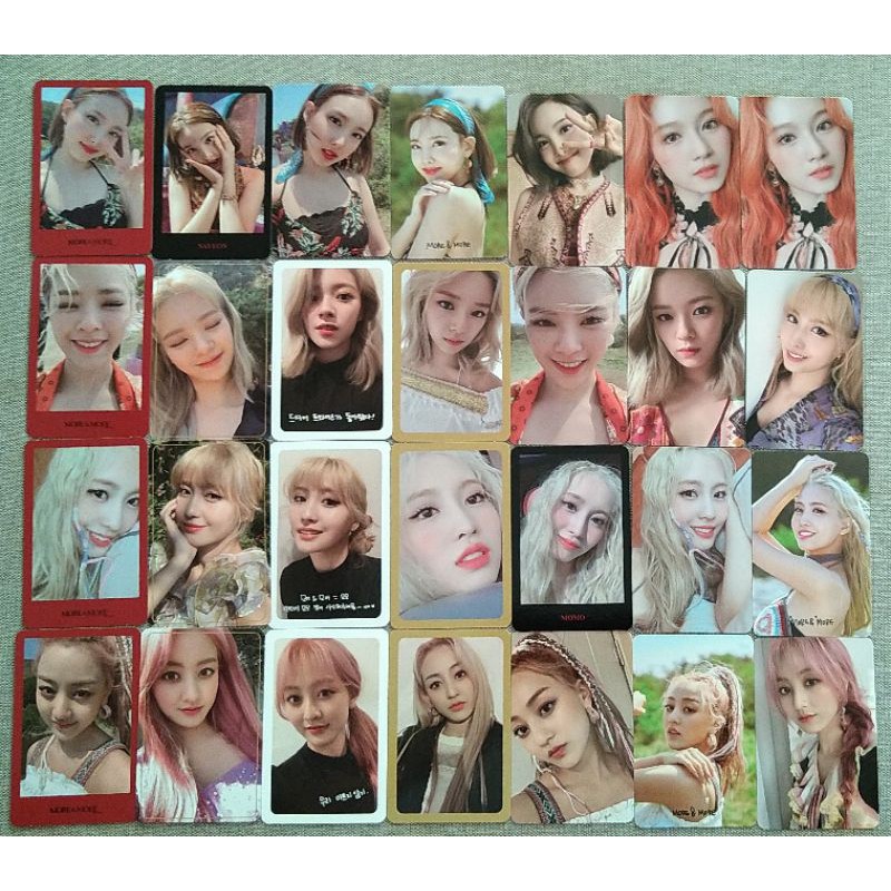 Part 1 3 Twice More And More Photocard Per Piece Shopee Philippines