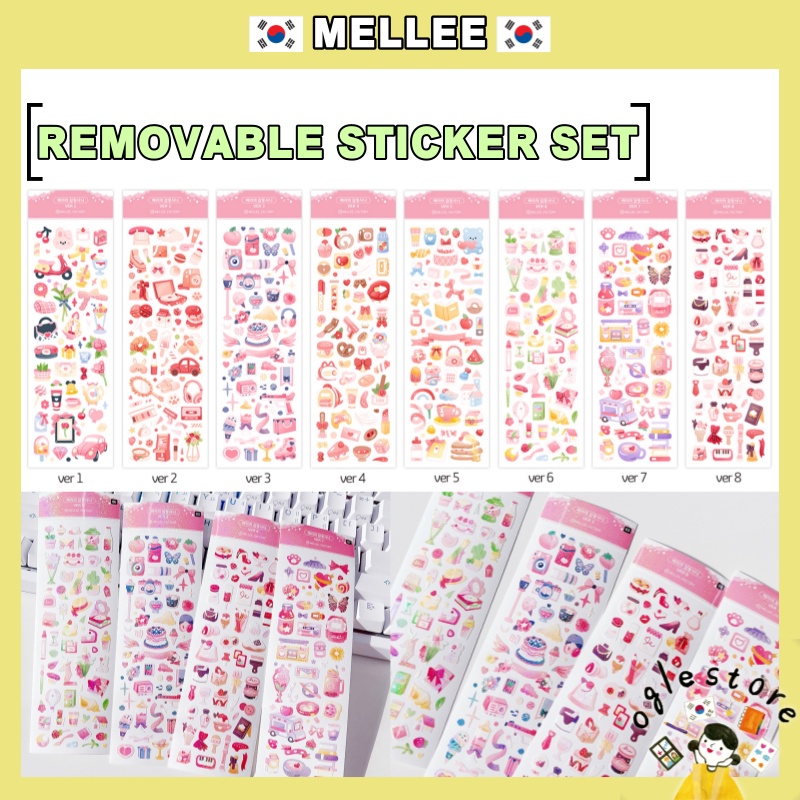 Korea BUJO Sticker SET ENDS ODDS Series Sticker SET (8Sticker Sheets