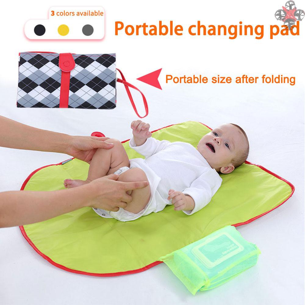 portable changing mat with storage
