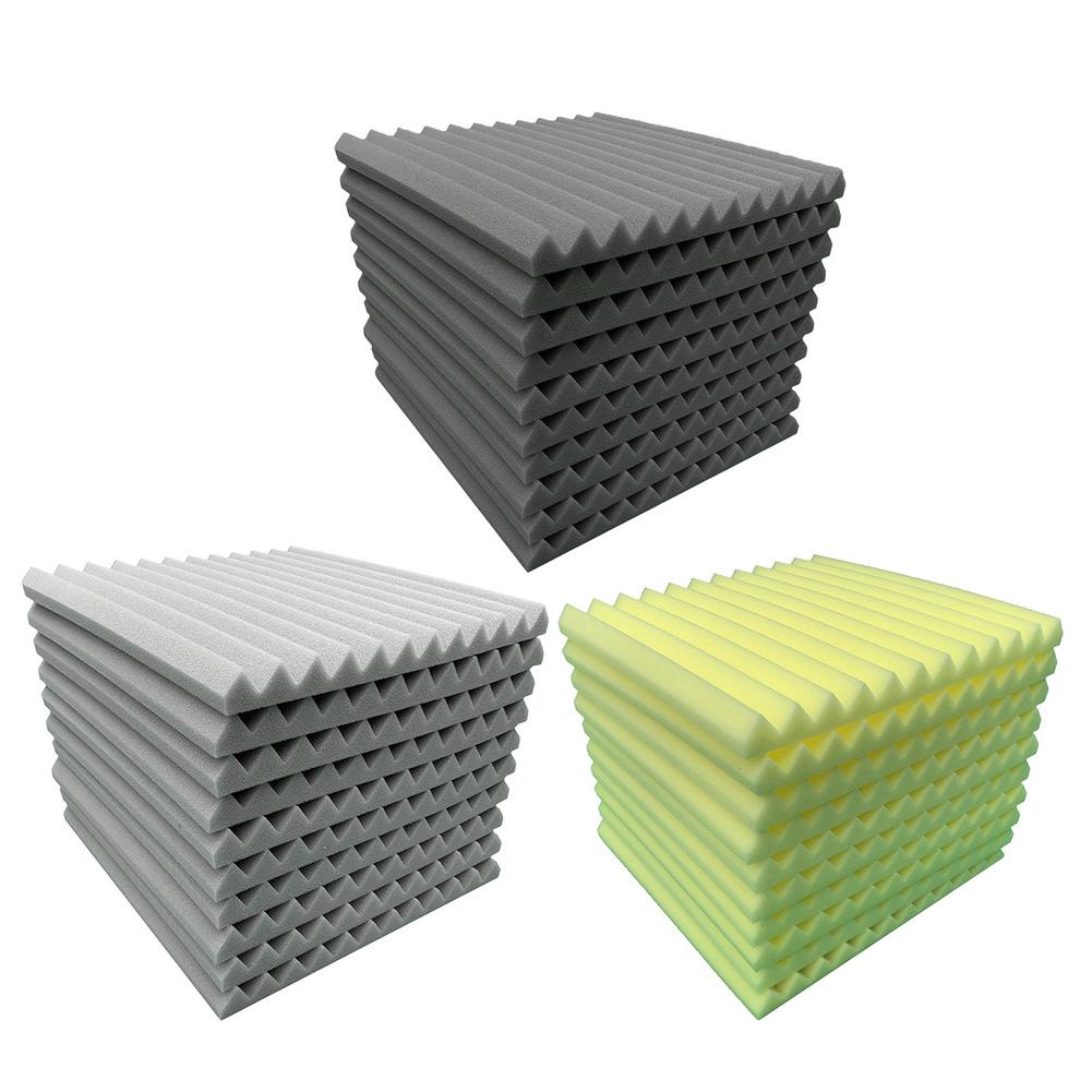 10Pack Triangular Acoustic Foam Panel Studio Soundproofing Padding Foam