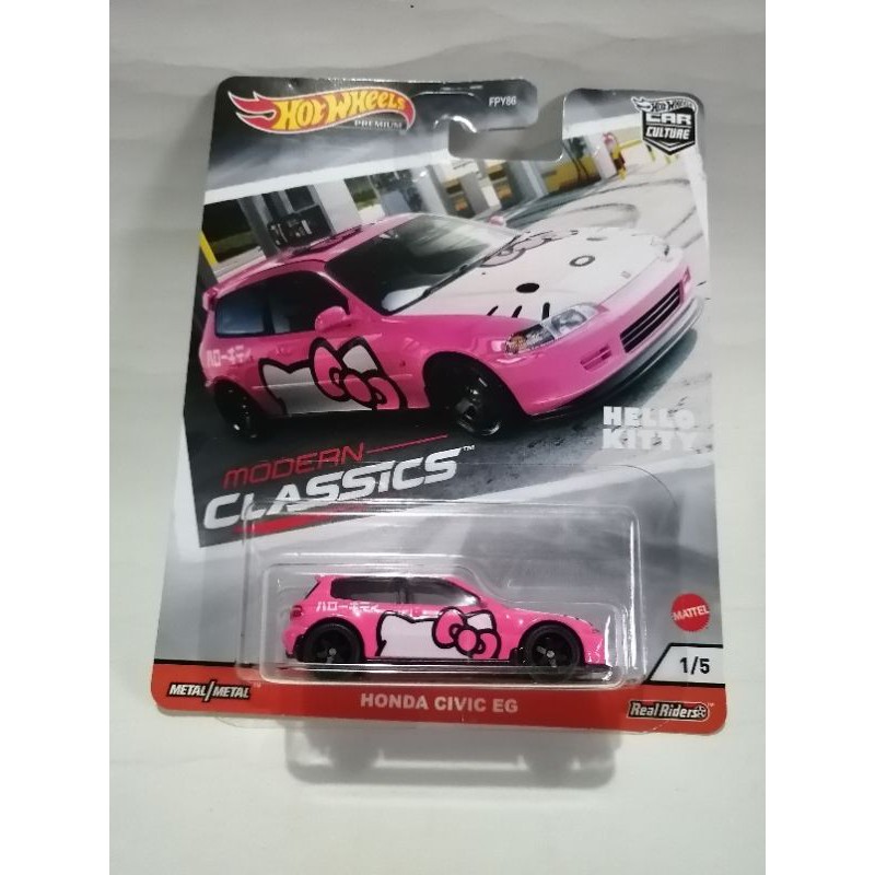 Hot Wheels Premium Modern Classics Civic EG Hello Kitty Subaru Silvia ...