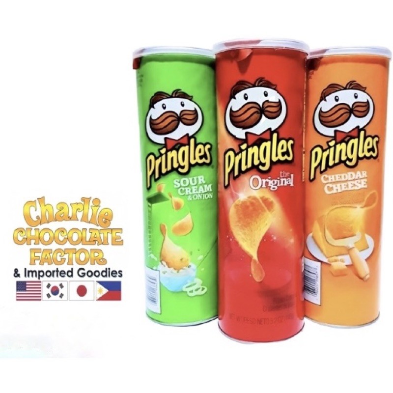 Pringles 149g (Original, Cheddar & Sour Cream) | Shopee Philippines