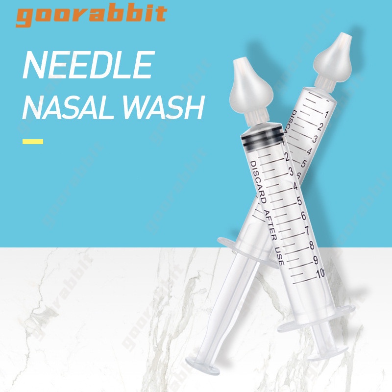Baby nasal irrigator, professional syringe, reusable silicone baby nose