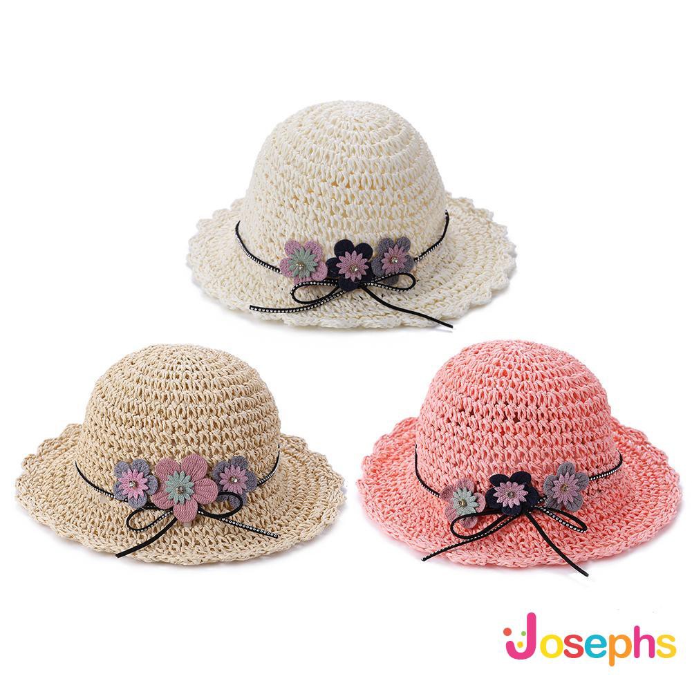 sun hat with flowers