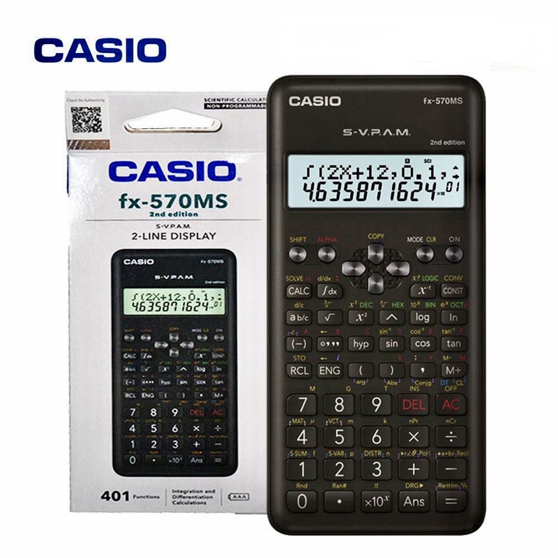Casio Scientific Calculator Fx 570ms 2nd Edition Shopee Philippines