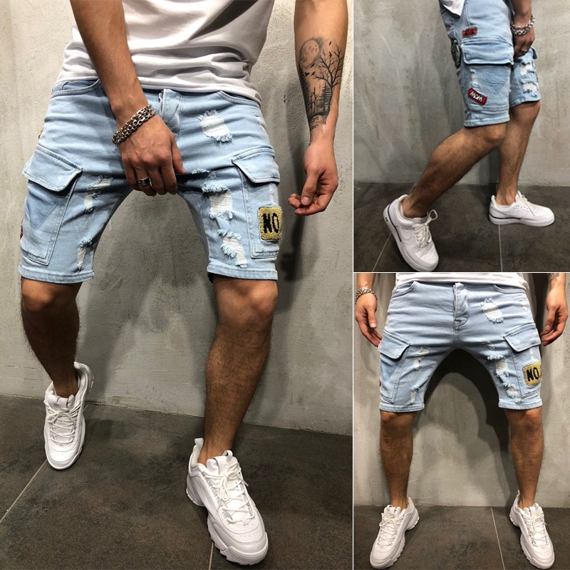 shorts men denim