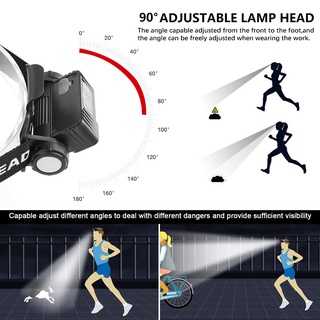 IR Sensor LED Headlamp with Side Magnet Headlight USB Rechargeable Head Flashlight Waterproof Mini Fishing Lantern Camping Torch #2