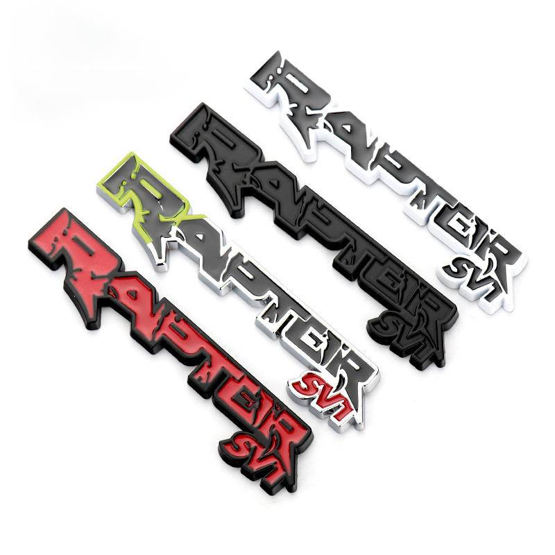 Zinc Alloy Car Stickers For Raptor Fender Trunk Truck Auto Decal ...