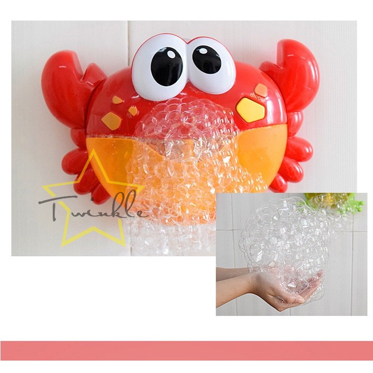 Twinkle Crab Bubble Machine Bath Swimming Machine Bath Music Bubble ...