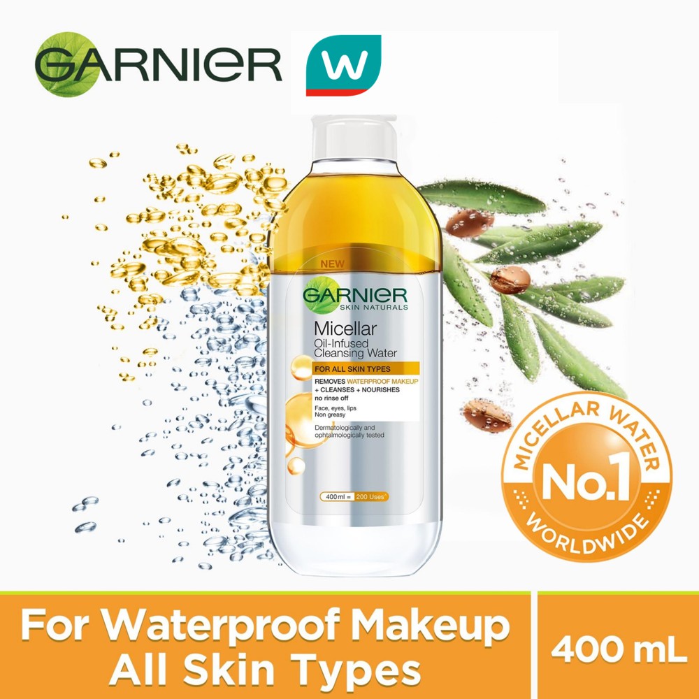 GARNIER Micellar Oil Infused Cleansing Water 400ml Shopee Philippines