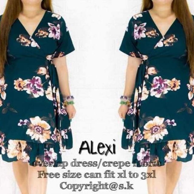 plus size dress shopee