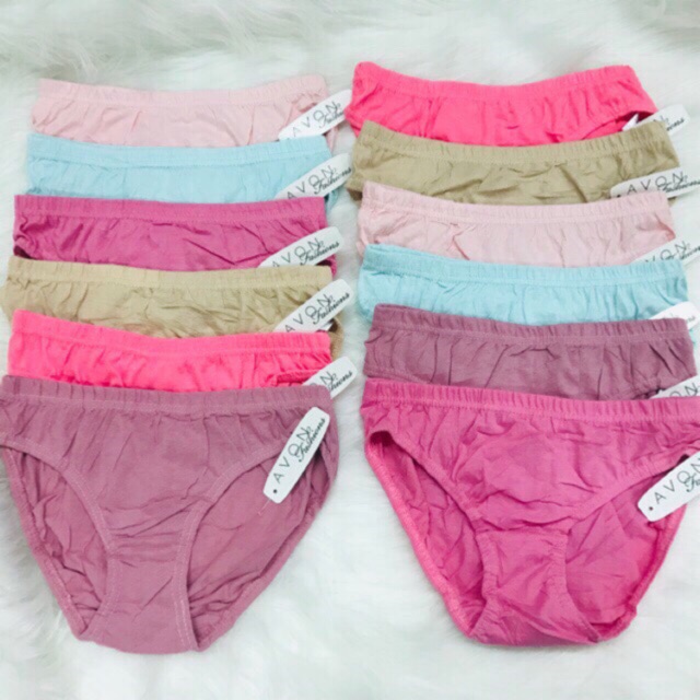 Avon/Natasha 12pcs Plain Color Underwear Ladies panty | Shopee Philippines