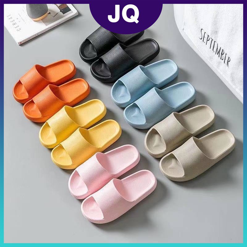 JQ Yeezy Slides Japanese Muffin Thick bottom Slippers for Women and Men ...