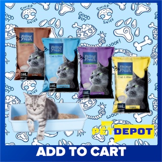 [BEST SELLER] Feline Fresh Cat Litter 10L Clumping 99% Dust Free Cat Litter Sale