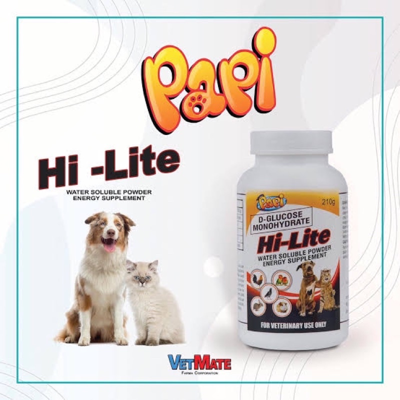 Papi Hi Lite 210g Dextrose Powder Water Soluble Powder Energy ...