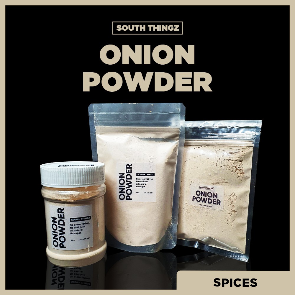 Onion Powder (120G and 50G) in Bottle / Cannister / Refill / Pouch
