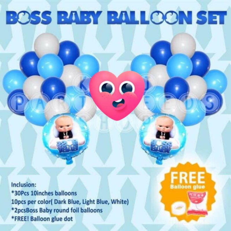 Boss Baby balloons complete set! | Shopee Philippines
