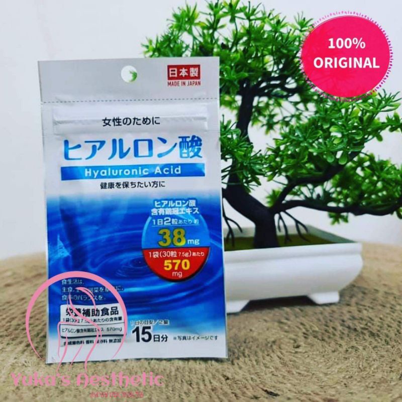Daiso Hyaluronic Acid tablets for 15 days Japan Original 100 Shopee
