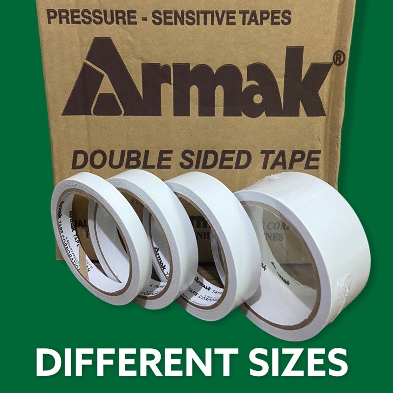 Armak Double Sided Tape (Different Sizes) | Shopee Philippines