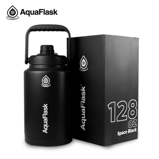 Aquaflask 128oz Wide Mouth with Spout Lid Vacuum Insulated Stainless ...