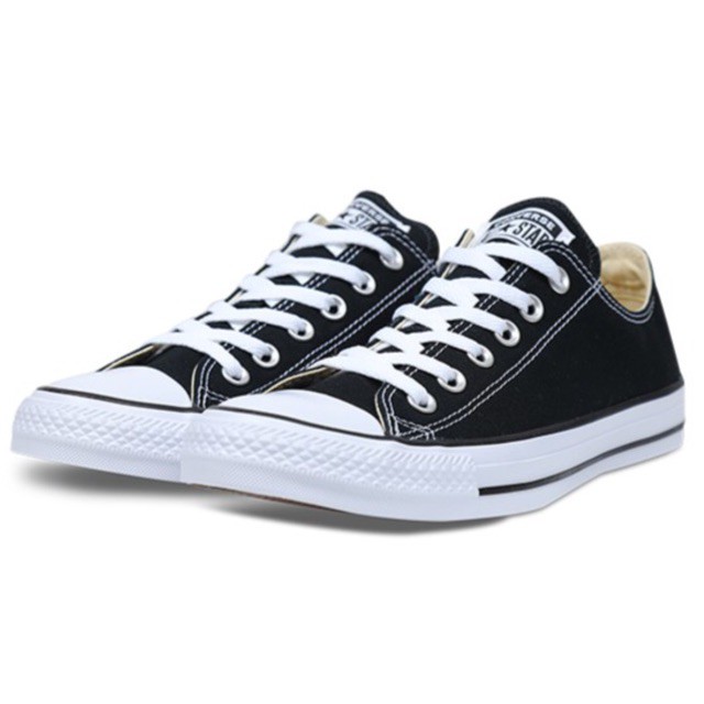 all star converse black low