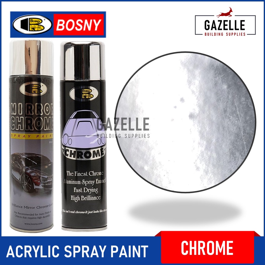 Bosny Chrome / Mirror Chrome Spray Paint 200cc / 200ml Shopee