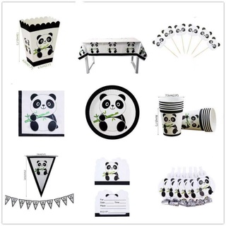 Panda Theme Happy Birthday Party Decor Panda Cup Loot Bags Birthday Decor Party Need Shopee Philippines