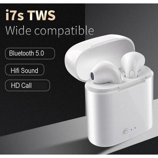 i7s Bluetooth Earphones Wireless Headphone with mic complete set ...