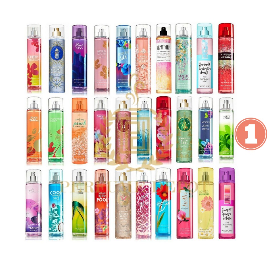 Us Original Bath And Body Works Assorted Fine Fragrances 236ml 1 Shopee Philippines