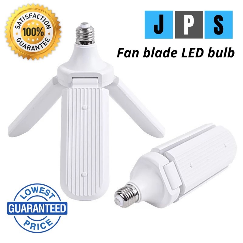 45w Led Light Bulb Foldable Fan Blade 6500k Ac170-265v 