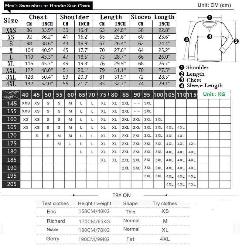 thin finn size chart